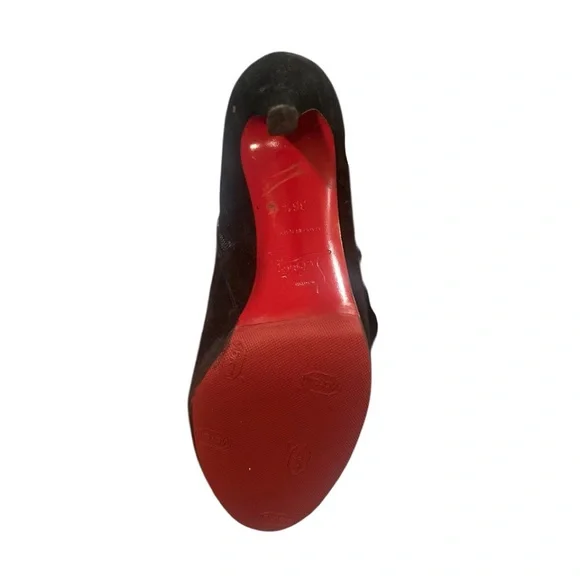 Christian Louboutin Classic Black Ankle Booties - Picture 6 of 6